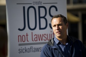 Local business owners protest ‘lawsuit abuse’