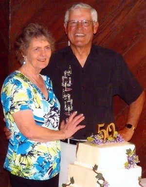 Roland and Linda Hatterle celebrate their 50th wedding anniversary