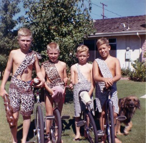 The Roget & Weybret boys as The Flintstones