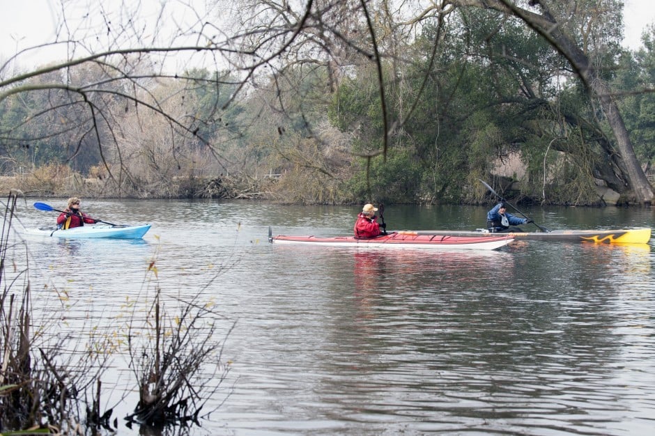 Braving the cold for a serene morning on the Mokelumne River
