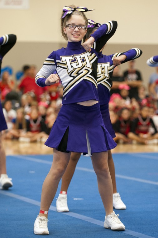 Local cheerleaders meet up for league championship