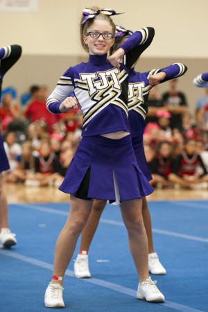 Local cheerleaders meet up for league championship