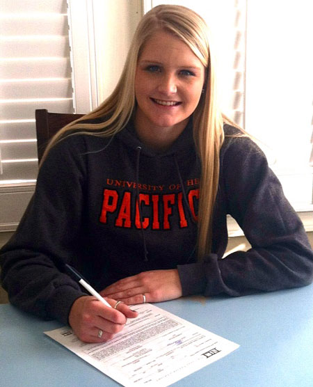 Three local athletes make college choices official