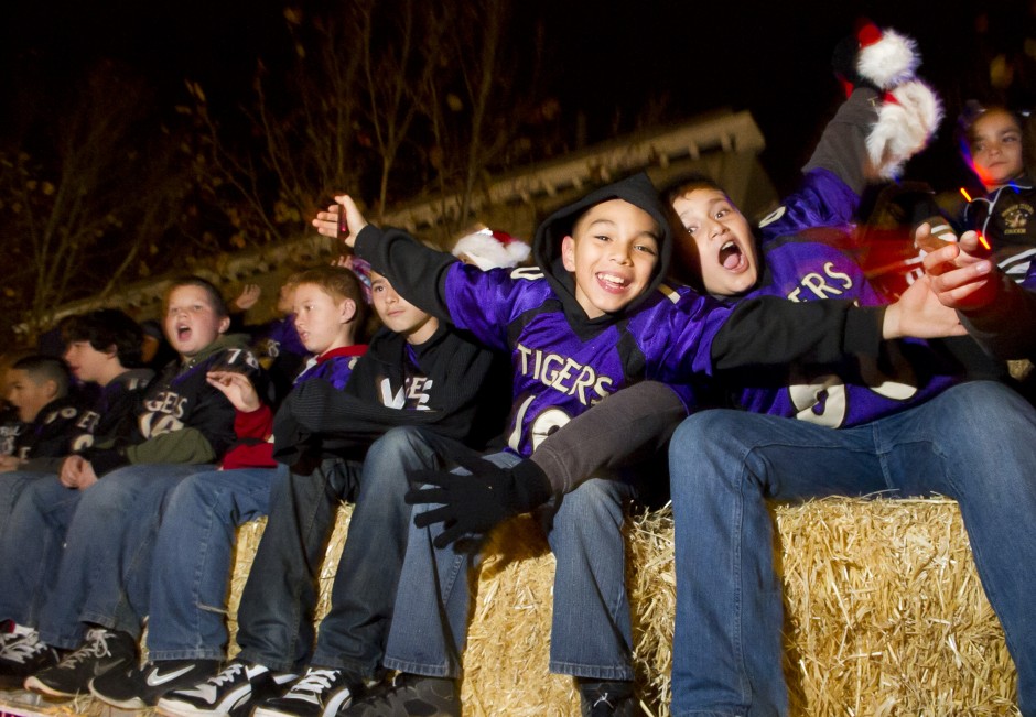 Parade of Lights — 89 floats strong — winds its way through Downtown Lodi with sports theme 