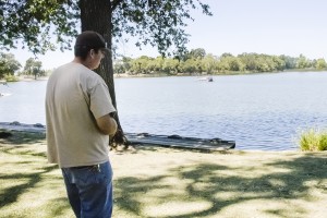 City parks workers recount their rescue of a woman who fell into Lodi Lake
