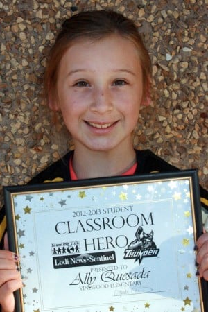 Vinewood Elementary School classroom heroes