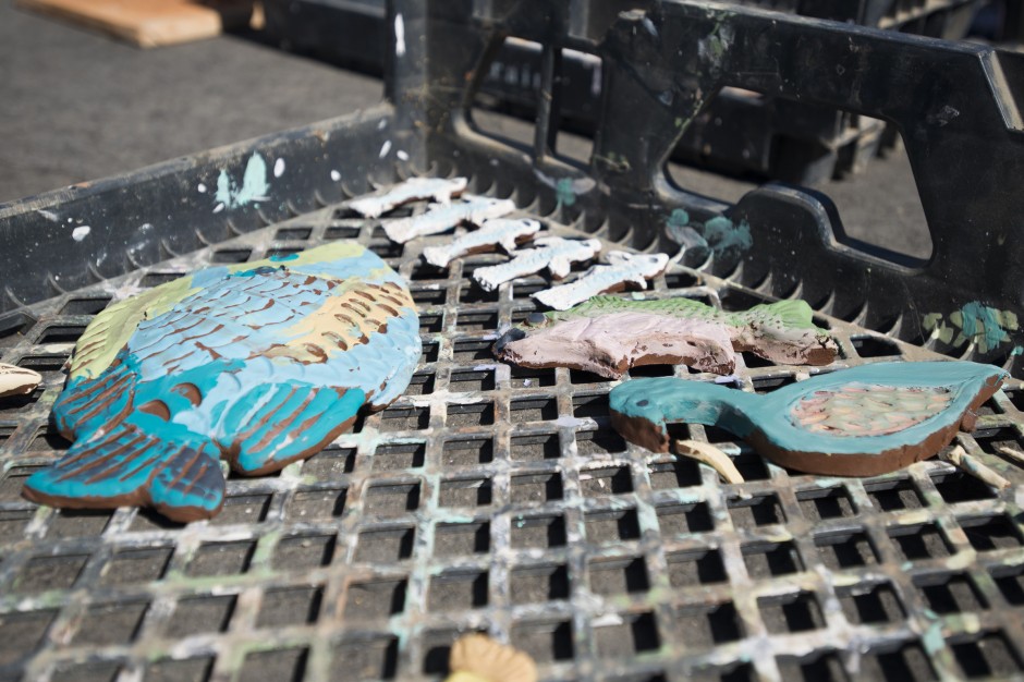 Heritage School students hope watershed mural will discourage local litterbugs 