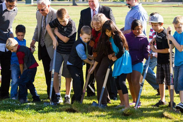 Ground broken for children’s center at Temple Baptist Church