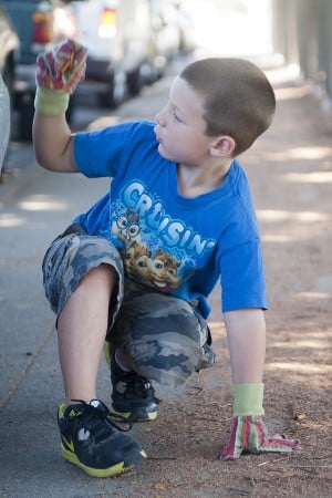 Lodi’s Roman Mangrich, 5, recognized for work as one man cleaning crew