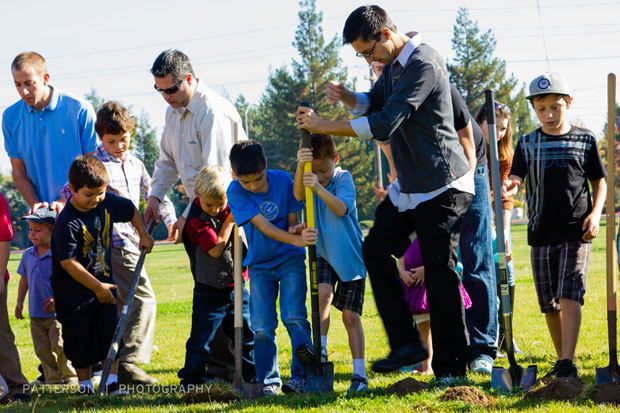 Ground broken for children’s center at Temple Baptist Church