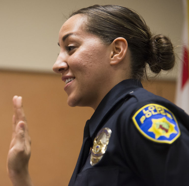 Lodi Police Department promotes officer, welcomes newcomers