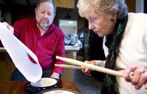 Lodi woman, 95, playing drums after 80-plus year hiatus