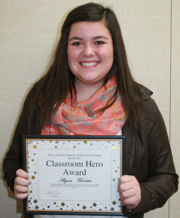 Lodi Middle School names classroom heroes