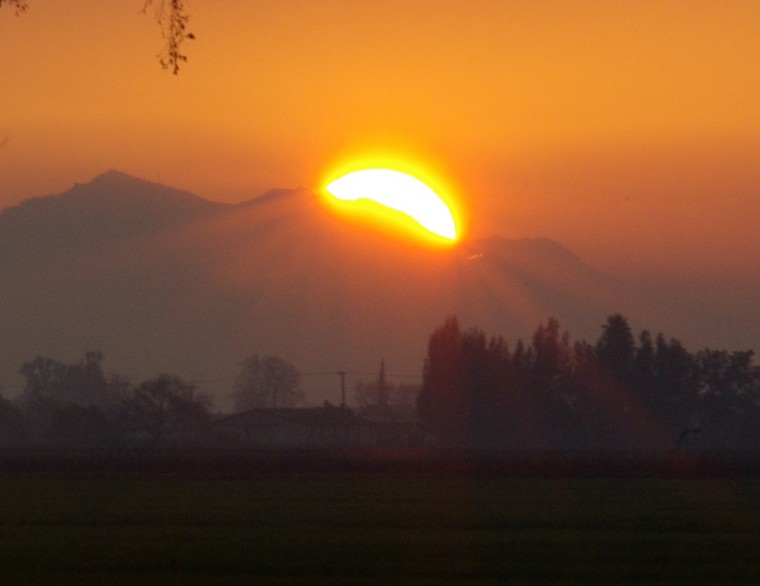 Mount Diablo  at sunset 1/30