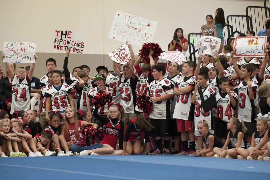 Local cheerleaders meet up for league championship
