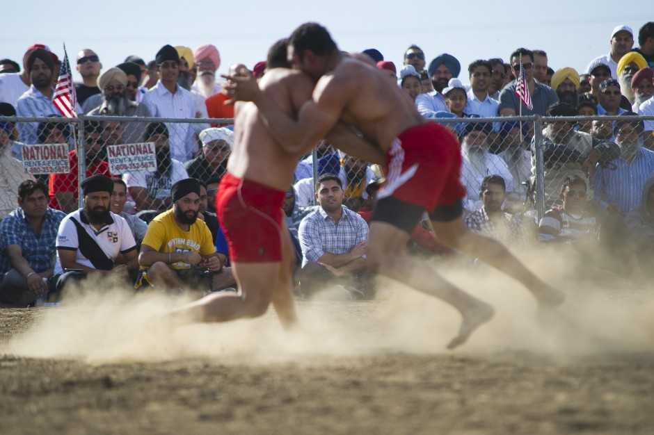 A different kind of wrestling at local Sikh temple 