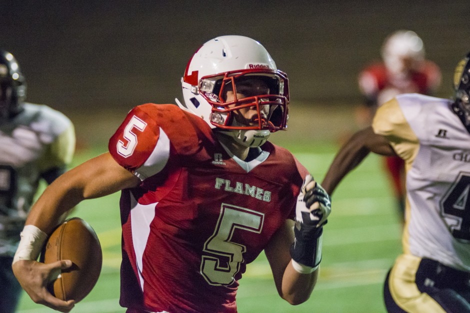Flames erase 19-point deficit, rolls past Titans for first win 