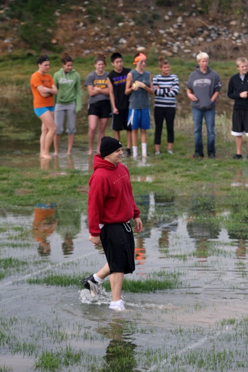 Wet and wild day of football