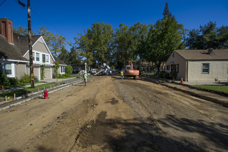 Construction continues on Hutchins Street
