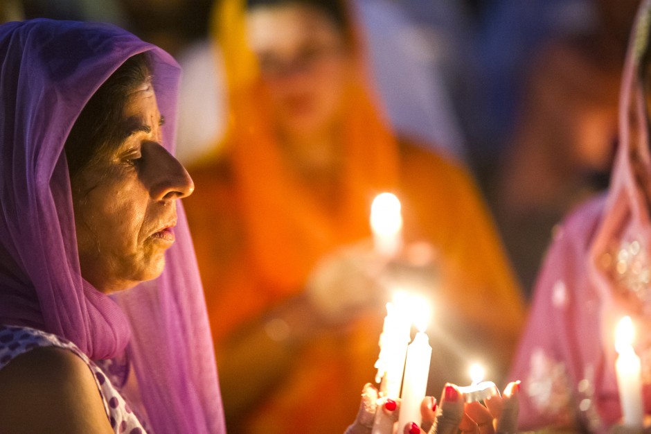 Candlelight vigil