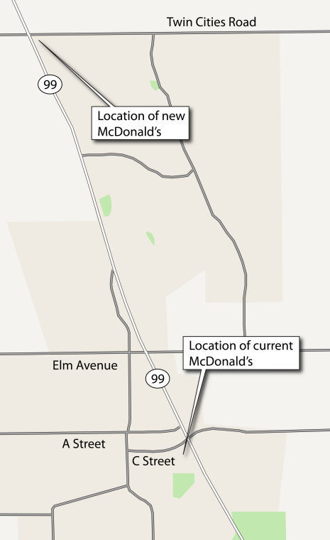 Galt may get another McDonald’s; new location located off Highway 99