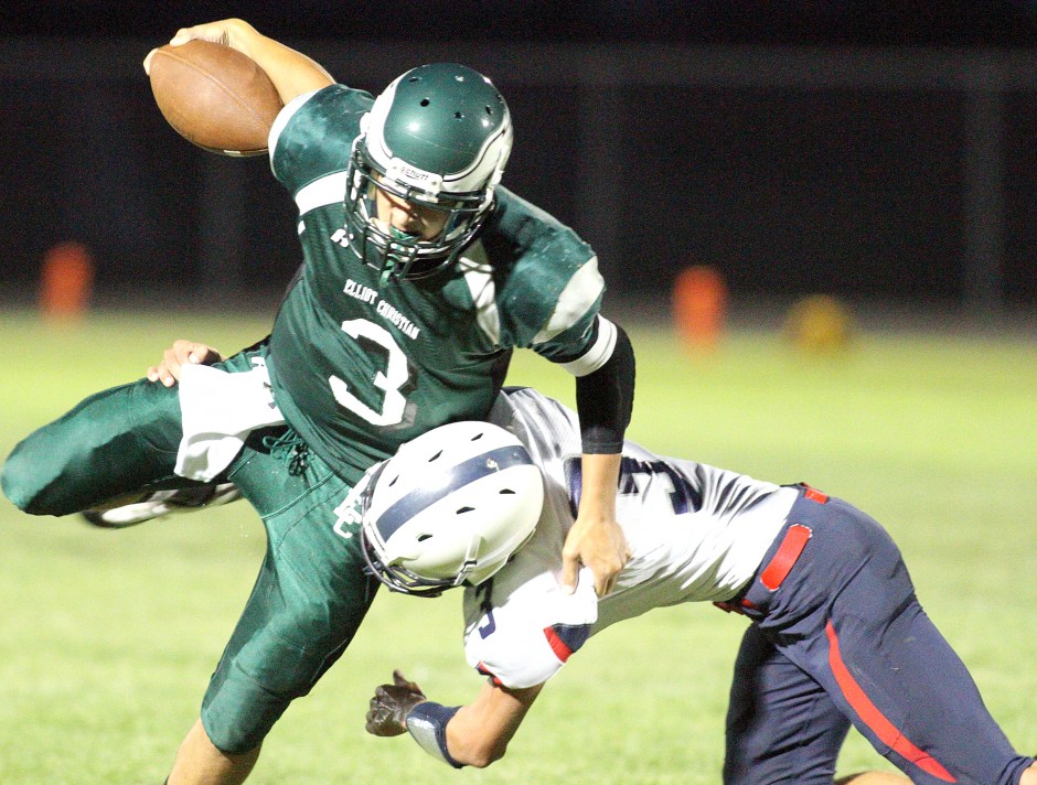 Ben Huckaby runs wild as Eagles earn first win 