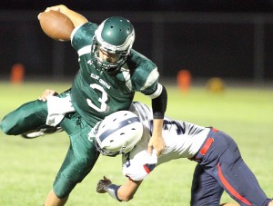 Ben Huckaby runs wild as Eagles earn first win 