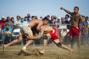 A different kind of wrestling at local Sikh temple