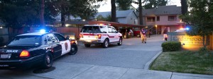 Child injured in fall from car