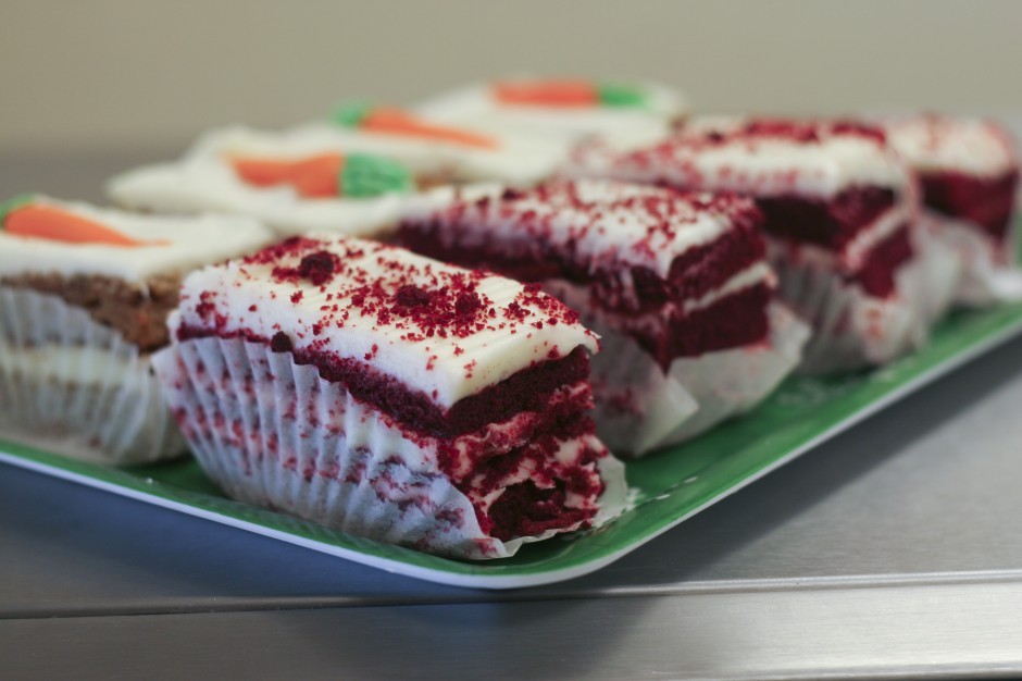 Red velvet, key lime mousse, bear claws in Galt at M&W Dutch Bakery