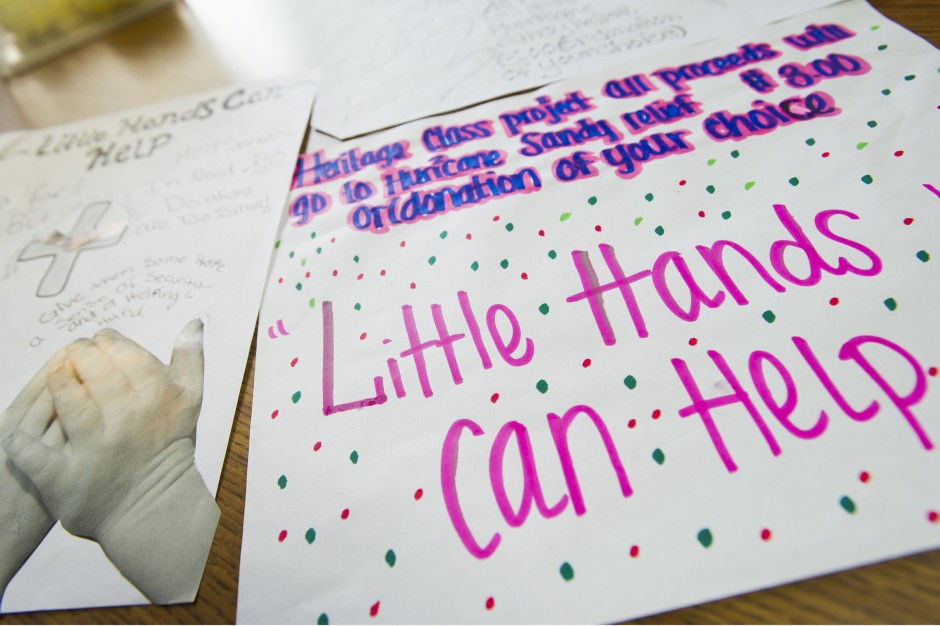 ‘Little Hands’ help those hit by Superstorm Sandy