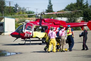 Car crashes into train in Downtown Lodi