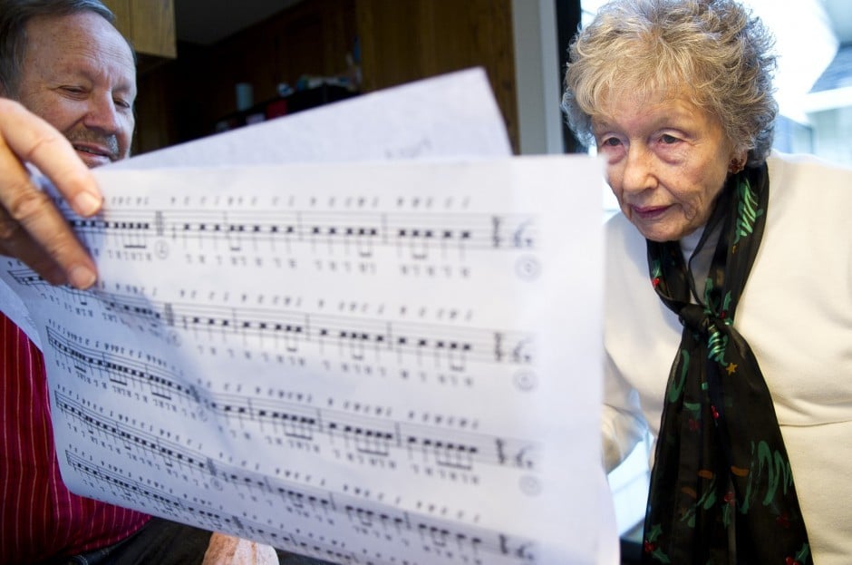 Lodi woman, 95, playing drums after 80-plus year hiatus