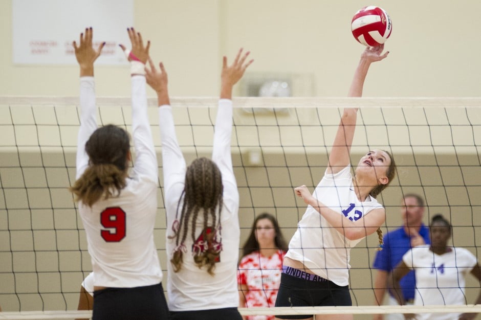 Big runs ignite the Flames over Tigers in varsity volleyball 