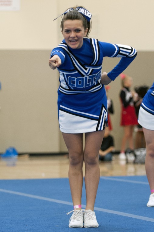 Local cheerleaders meet up for league championship