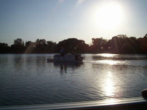 Sunset on the Moke