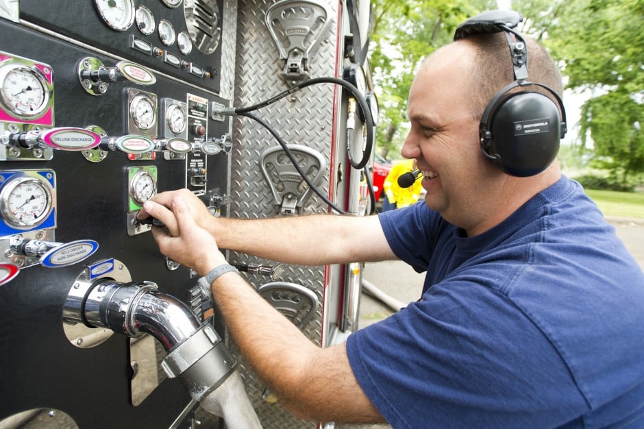 Fire department gives trucks annual checkups at Lodi Lake