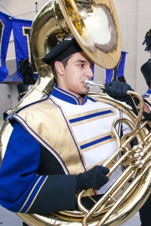 Marching band competition comes together thanks to parent help