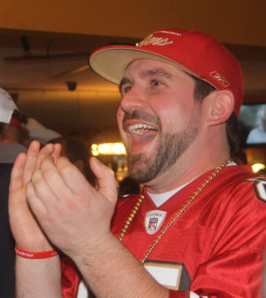 San Francisco 49ers fans’ emotions went up and down during Super Bowl