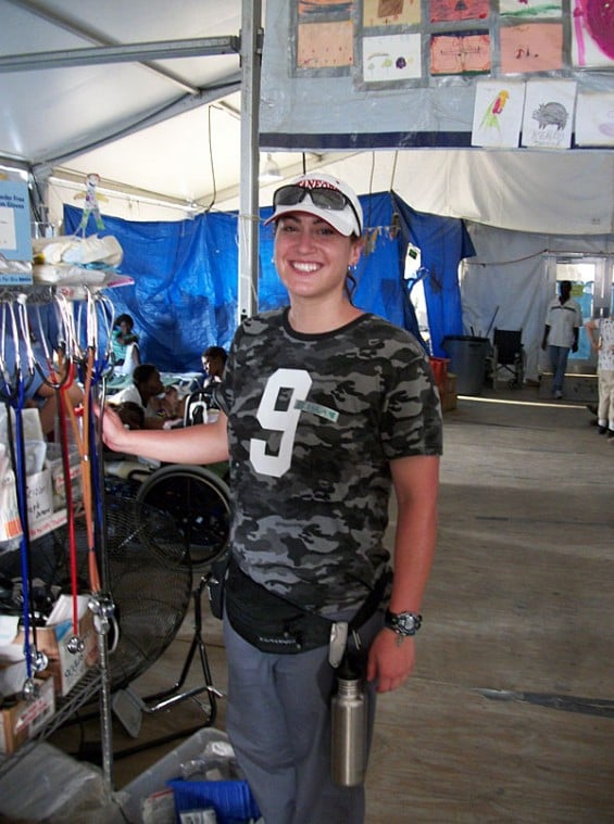 Former Lodi resident Elissa Kessler volunteered to help earthquake victims at Haiti hospital