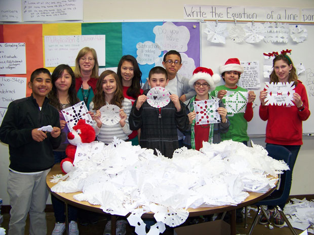 Snowflakes for Sandy Hook students