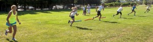 Local families host games of their own