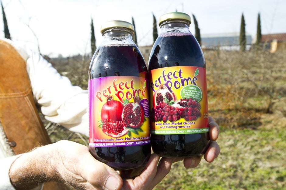 Local pomegranate juice pours into stores