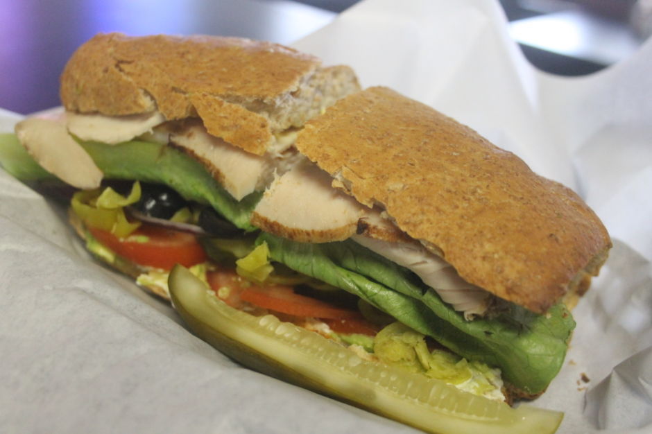 Specialty sandwiches and gluten-free menu at Nixons Deli