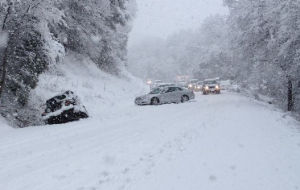 Stranded in the snow