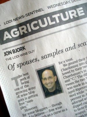 The Lodi Wine Guy moves on