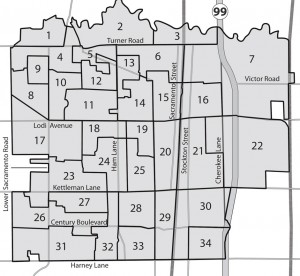 City of Lodi precinct map