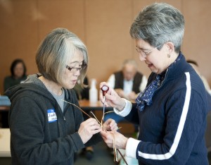 American Indians teach art of basket weaving