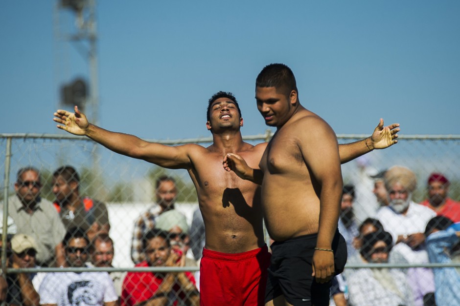 Kabaddi wrestlers step back into the ring