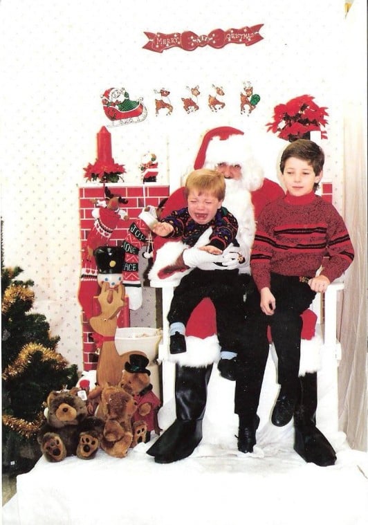 Jordan and Ryan Whitley, Christmas 1990